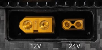 12V and 24V power ports