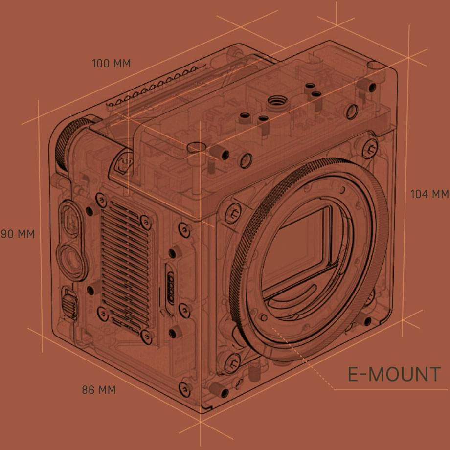 Freefly Ember Camera dimensions